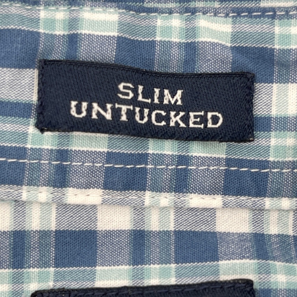 J Crew Mens Slim Untucked Flex Washed Plaid Button Down Shirt‎ XL - Picture 5 of 7